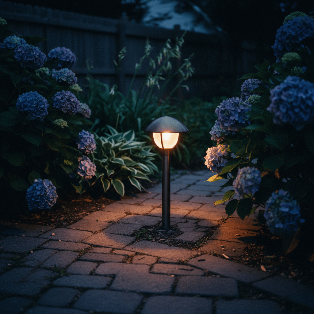 Gartenbeleuchtung Installation